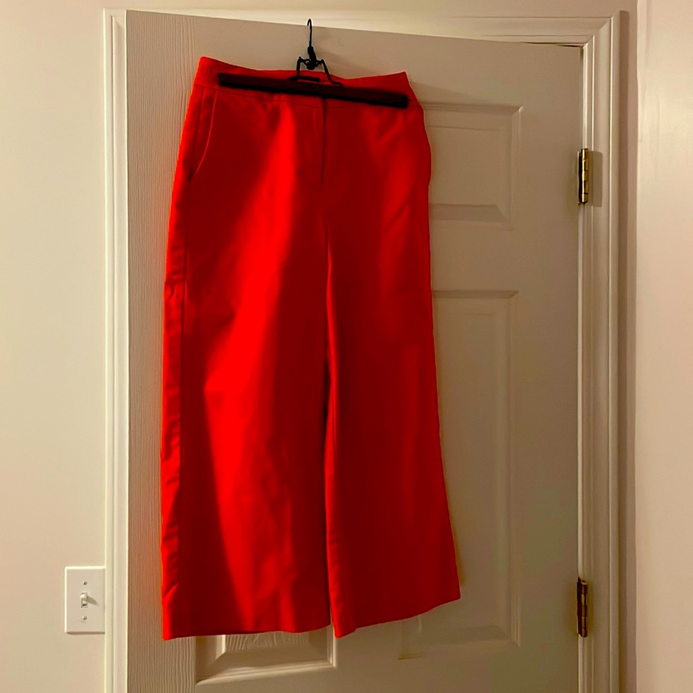 Halogen size 4 bright orange wide leg pants. Bought at Nordstrom.